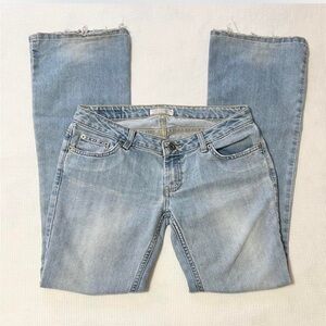 American Eagle Outfitters Light Blue Straight-Leg Jeans